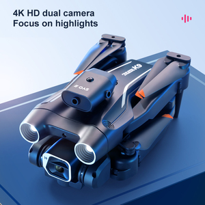 โดรน K9พร้อมกล้องไฟฟ้า4K คู่สำหรับโดรนสี่ใบพัดเพื่อหลีกเลี่ยงสิ่งกีดขวางการไหลของแสงโดรนมืออาชีพ - Product Image 1