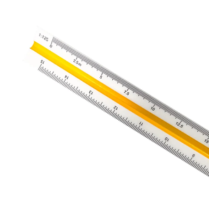 Mimarlar için mimari ölçekli cetvel alüminyum mimar ölçekli üçgen ölçekli cetvel Draftsman öğrenciler ve mühendisler - Product Image 6