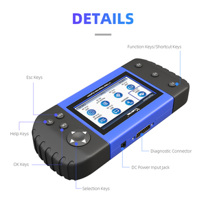 VDIAGTOOL-escáner OBD2 VT600, motor ABS, SRS, EPB, servicio de aceite, reinicio de código de inyector, programador de llaves obd2, compatible con todos los sistemas - Product Image 4
