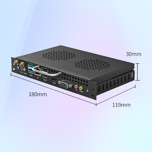 Black Embedded Server Linux Comput ConWifi In-Tel I3 I5 I7I9モジュールホストAndroid80ピン産業用ミニコンピューターOps Pc - Product Image 1