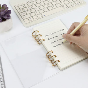 ฝาครอบเคสตัวยึดทำจากอะคริลิคใส A6โน้ตบุ๊คทรงหลวมฝาปิดแบบแมนนวล - Product Image 4