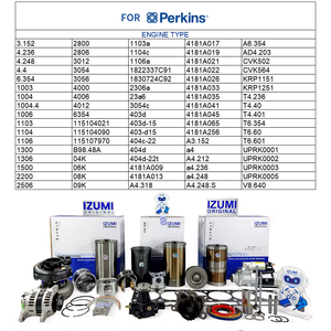 Perkins motor için IZUMI orijinal DİZEL MOTOR PARÇALARI SİLİNDİR GÖMLEĞİ 31358345