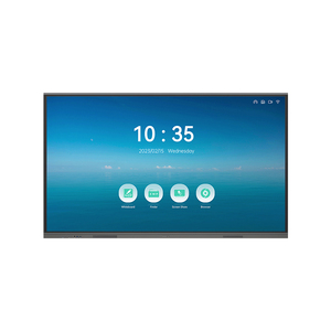 Android 13.0 86インチLEDスマート壁取り付け赤外線インタラクティブフラットパネル75インチ電子ホワイトボードディスプレイインタラクティブ