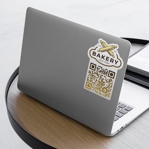 Tùy chỉnh không thấm nước Vinyl mã vạch QR mã Nhãn dán nhãn với số serial - Product Image 4