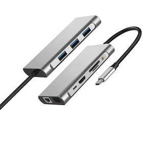 10 Ports <strong>Multi</strong> <strong>Function</strong> Adapter 4k HDTV VGA RJ45 PD USB3.0 SD TF <strong>Card</strong> <strong>Reader</strong> 10 En 1 Tipo-c <strong>Usb</strong> Hub <strong>Usb</strong> c 10 in 1 Type c Hub - Product Image 2