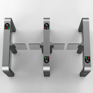 Control de acceso automático Puerta de velocidad de seguridad Barrera de torniquete oscilante Incluye tipos de barrera de brazo de caída de aleta oscilante - Product Image 2