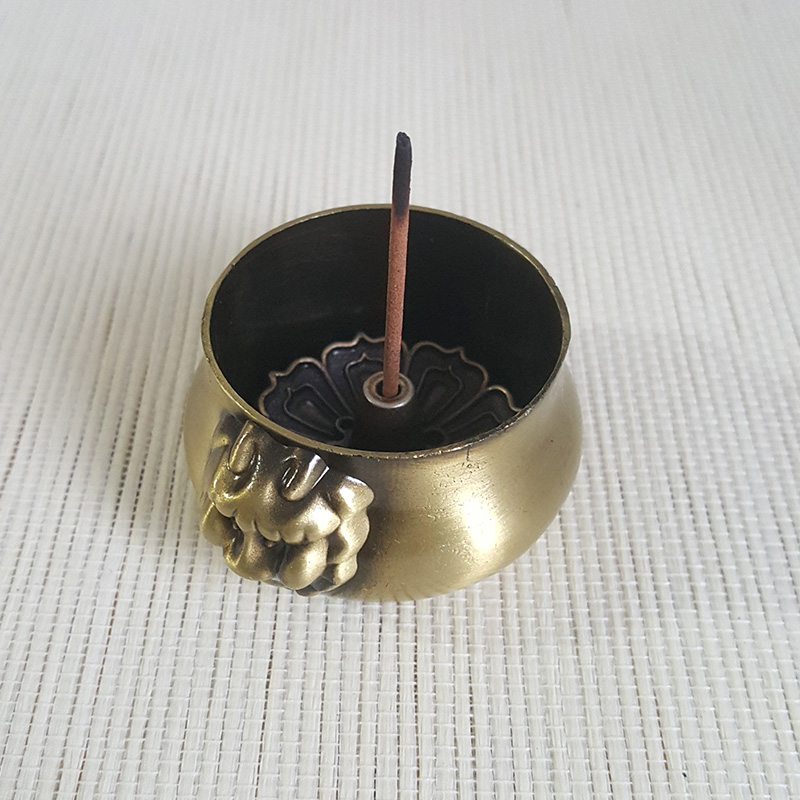 Cabeza de león de bronce 3