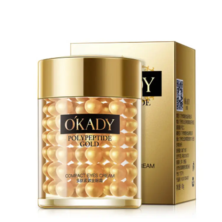 O'KADY Die besten Anti-Falten-Augen unter den Augen Zeitlose Augen taschen Entfernen Sie Augenringe Schwellungen Straffende 24 Karat Gold Augen creme