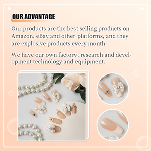 Karışık renk salon kalite fransız el yapımı çivi ışık çıplak parlak charm glitter altın mürekkep sahte ongles ile çivi basın