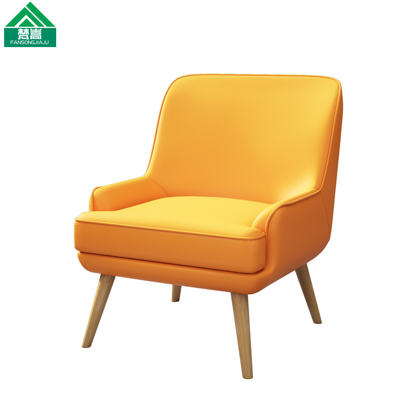 Divano monoposto arancione