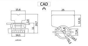 HED-MS103 mét con dấu dây xoắn mét Con dấu đồng hồ an ninh con dấu nước con dấu đồng hồ điện - Product Image 4