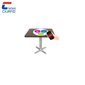 Printable <strong>QR</strong> <strong>Code</strong> 13.56MHz RFID Sticker Printing NFC Table Tag for Restaurant - Product Image 3