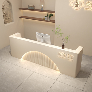 定制现代商业办公室前台收银台闪光美甲沙龙接待处收银台 - Product Image 5