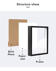 定制任何尺寸的3D框架阴影盒12x12阴影盒相框 - Product Image 1