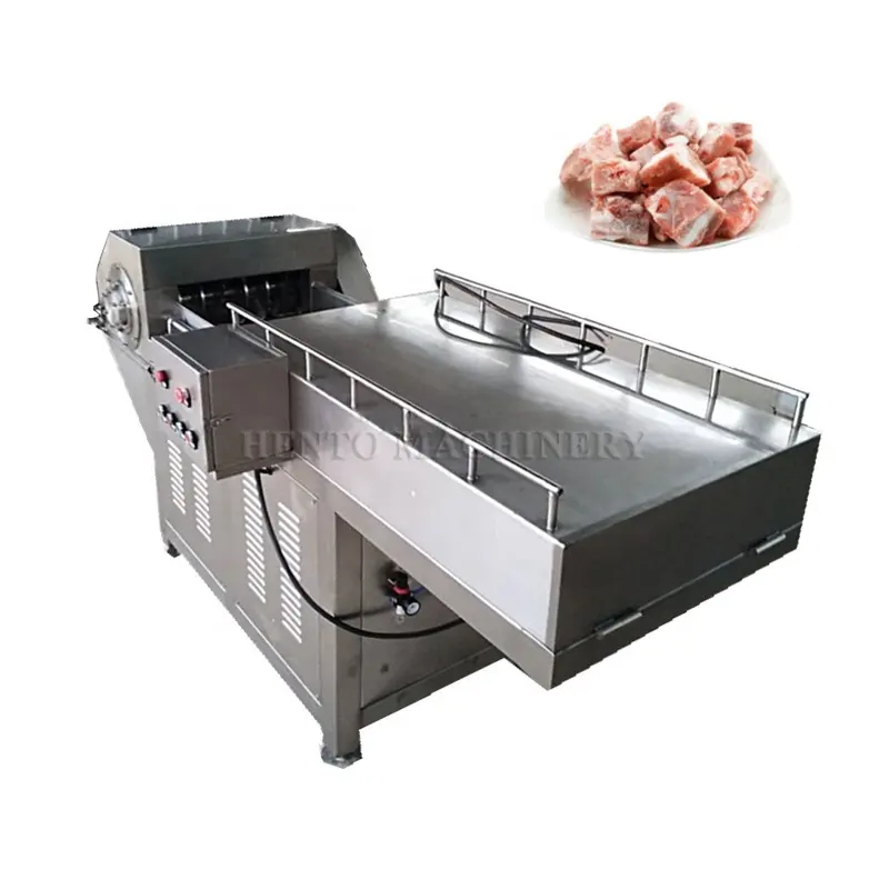Легкая в использовании машина для резки замороженного мяса из говядины/автоматическая машина для резки замороженного мяса/машина для резки кубиков замороженного мяса