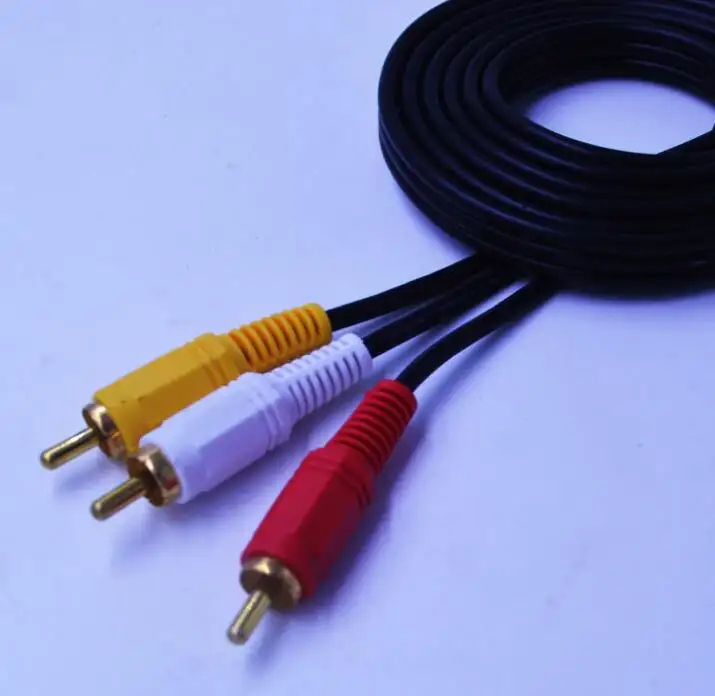 De Audio y Video Cable componente Cable RGB 3RCA a 3RCA Cable 1,8 M 6FT