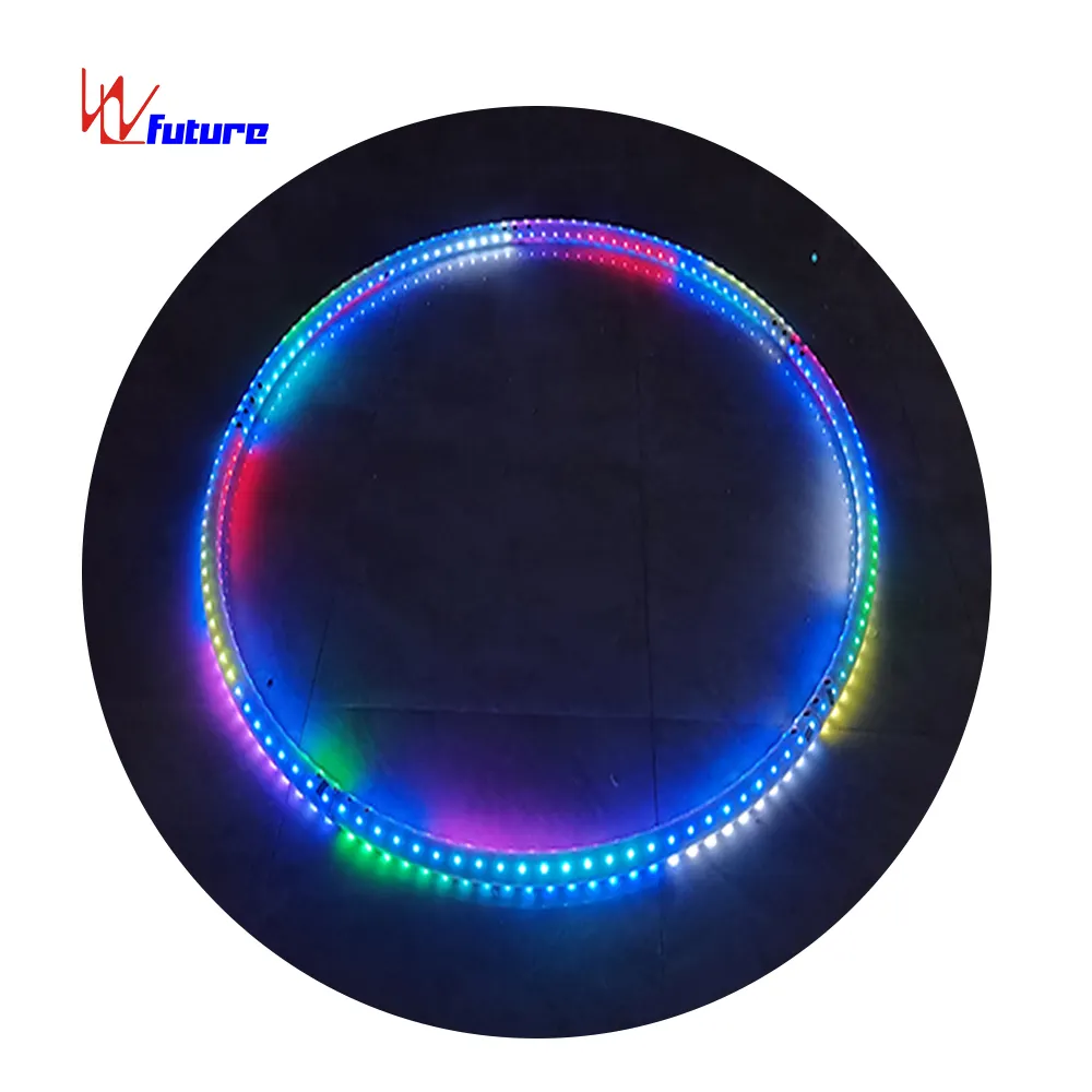 Professional LED Cyr Wheel For Circus Show, Magicians & Performers LED Ring