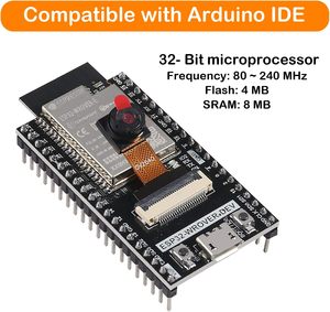 AIsmartlink Wi-Fi Bluetooth совместимая электронная плата ESP32-WROVER плата ESP32 развивающая плата с камерой для Arduino IDE - Product Image 2