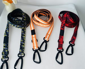 Glowing <strong>Reflective</strong> at Night <strong>Dual</strong> Nylon Tactical Dog Collar and Leash Soft Neoprene Pad Combat Dog Leash - Product Image 5