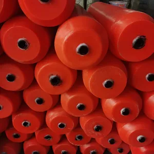 Flotador de ensuciamiento de tuberías de HDPE y sistema de descarga de bombeo de arena personalizado para aplicaciones de boya de advertencia de dragado - Product Image 2