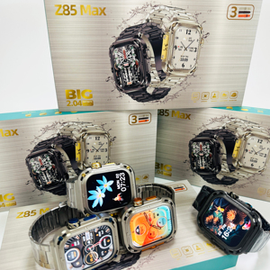 Z85Maxスマートウォッチ2024、3つの異なるストラップ付きIp68防水コンパスNFC心拍数インテリジェンテスマートウォッチZ88Z93 Z83 Z95 - Product Image 6