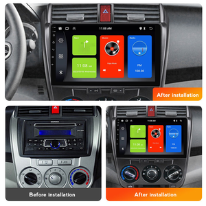 Android Car Stereo IPS Touch Screen Car Radio for <strong>Honda</strong> <strong>City</strong> 2008-2013 with Wireless Carplay Android Auto GPS Video Player - Product Image 2