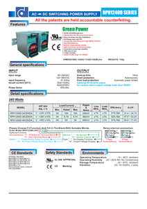 Reignpower 240W 36V 6.7A PFC機能電源付きデジタルディスプレイシングル出力DC36V電源DINレールスイッチング電源 - Product Image 5