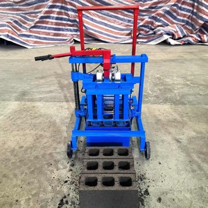 Semi <strong>Automatic</strong> Brick <strong>Making</strong> Machinery Concrete <strong>Block</strong> <strong>Making</strong> <strong>Machine</strong> <strong>Small</strong> Inclined Push Type Mobile Brick <strong>Making</strong> <strong>Machine</strong> - Product Image 1