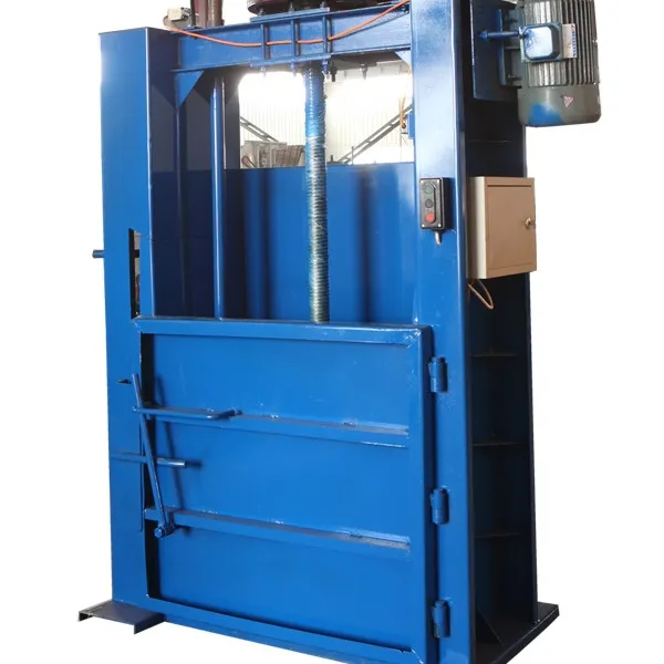 Hidrolik basınç balya pres makinesi sıkıştırma pamuk elyaf kağıt balyalama makinesi