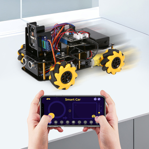 ACEBOTT STEM per bambini istruzione iniziale 4WD ruote Smart Robot auto con fotocamera giocattolo per Arduino programmazione Robot Kit di apprendimento