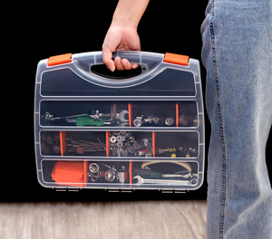 Nhựa bộ phận di động hộp công cụ vít linh kiện điện tử latticed Vật liệu phần cứng tổ chức hộp - Product Image 5