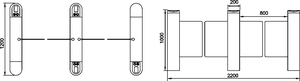 Hochsicherheits-Schaukel barriere mit Gesichts erkennung und QR-Code-Zugangs kontroll system Fußgänger drehkreuz Lronman - Product Image 5