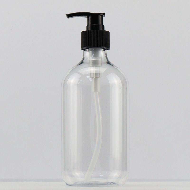 Bouteille transparente noire