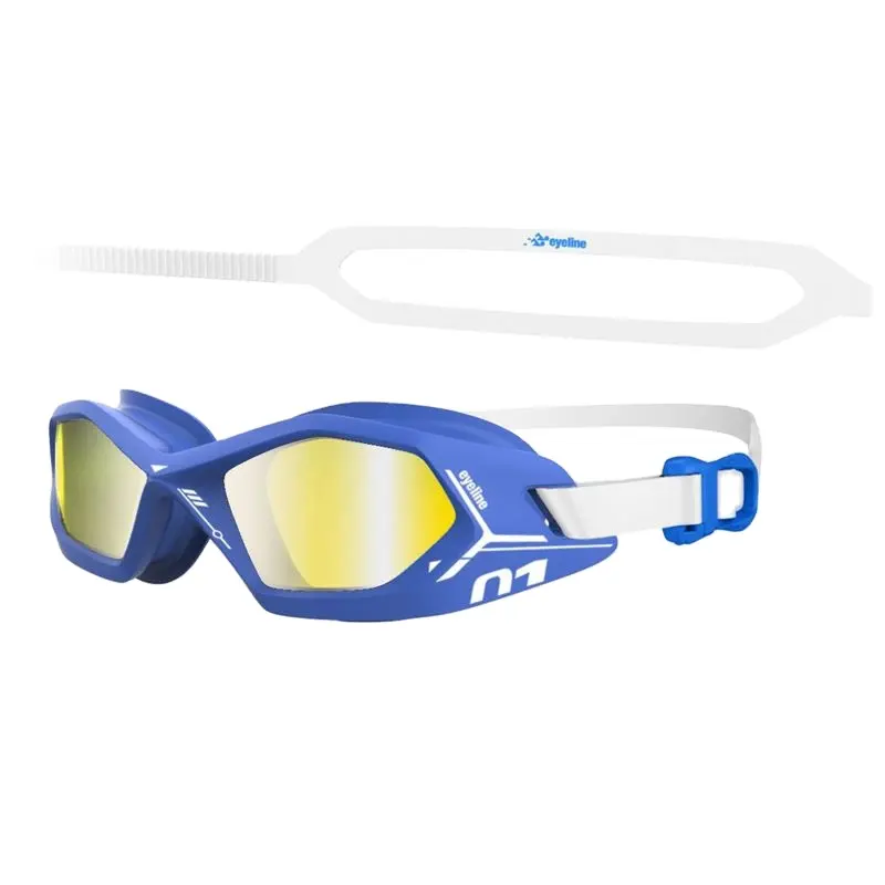 Logotipo personalizado Correa de silicona Equipo de piscina Las mejores gafas de natación impermeables