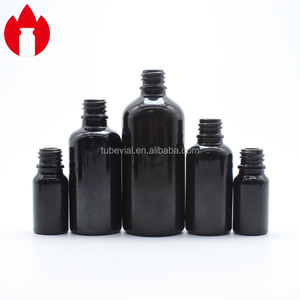 Vial de botella de vidrio con cuentagotas de aceite esencial cosmético azul verde ámbar claro vacío personalizado 5ml 10ml 15ml 20ml 30ml 50ml 100ml - Product Image 4