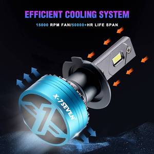 X-7SEVEN H7 LED 140W CANbus H4พลังงานสูงหลอดไฟ Hb4 Hb3 H11 9005วันฝนตกหลอดไฟ LED ไฟตัดหมอก