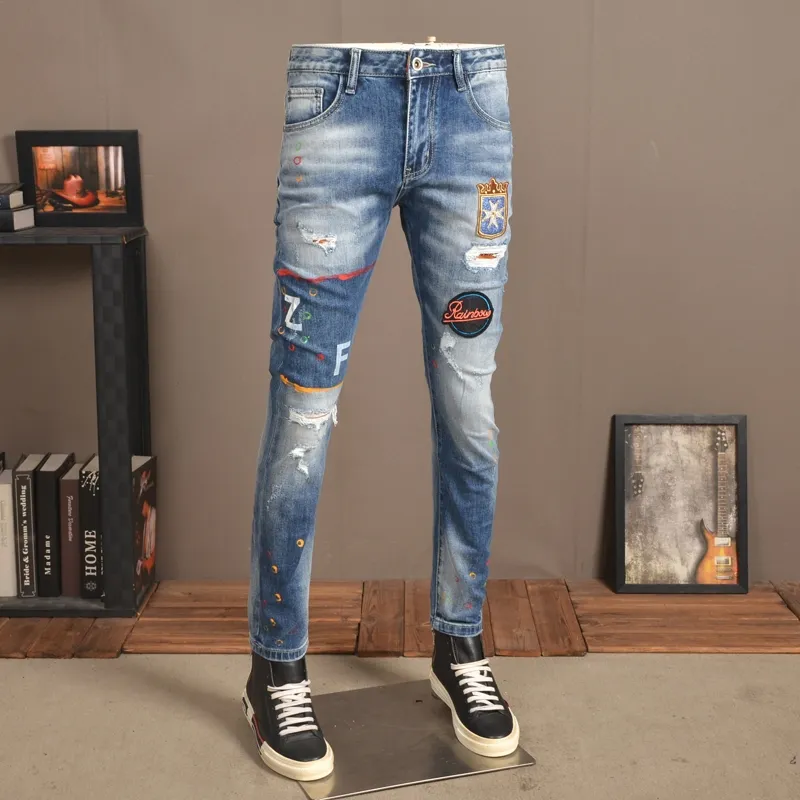 2024 Spring Latest Denim Trousers Best Selling Stock Original Jeans For Men