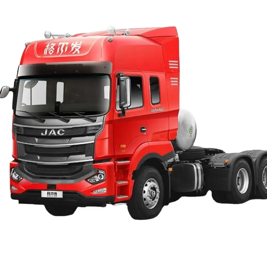 Camion lourd JAC 245hp 6X2 7.8m camion semi-ferroviaire Euro V camion occasion Yuchai