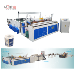 Double Embossing Second Hand Automatic Mini Paper Core Dropping <strong>Function</strong> Toilet Tissue Paper Making Machine