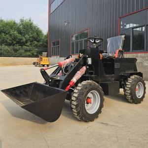 Multifunctional Mini Electric <strong>Loader</strong> Wheel <strong>Loader</strong> with Hydraulic Lift Rod Front Shovel <strong>Loader</strong> for Sale - Product Image 4