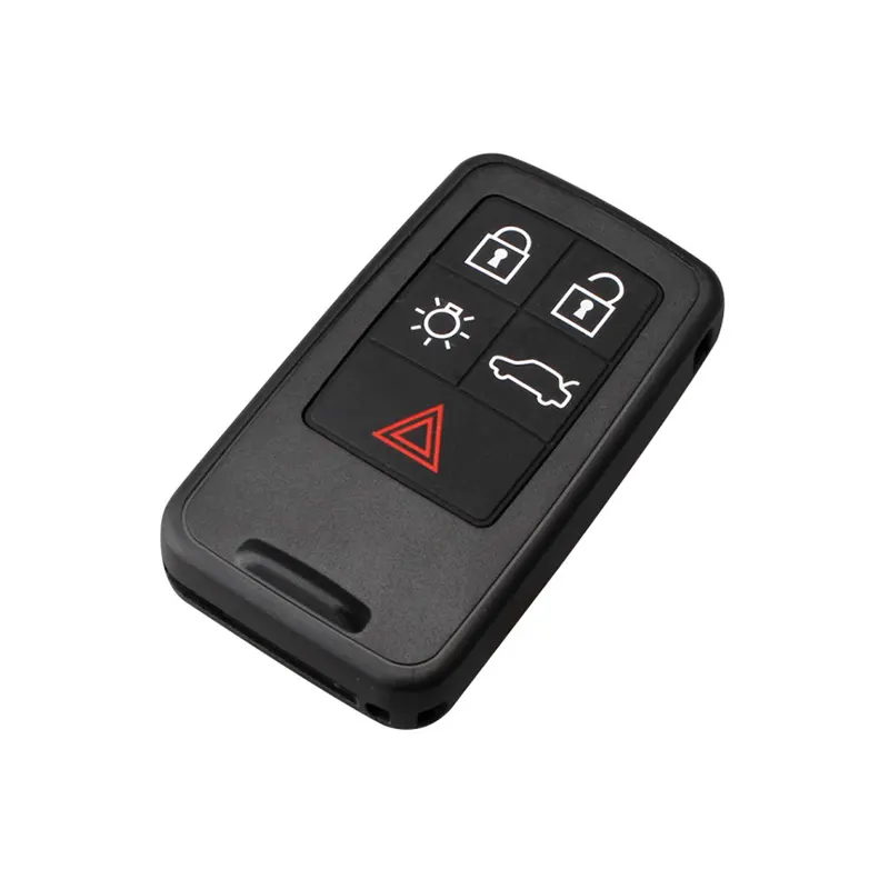 High-グレードファンシー最新デザイン5 Buttons Flip Folding Remote Control Car Smart Key Shell Case Cover Blank Fobボルボキー