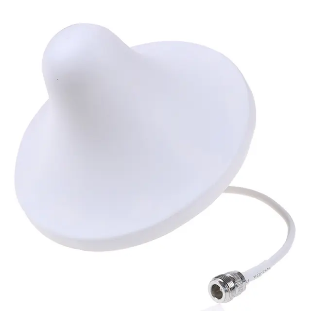 Omnidirectional aluminum alloy single-polarized 800-3700MZH 2dBi/5dBi indoor wireless ceiling antenna