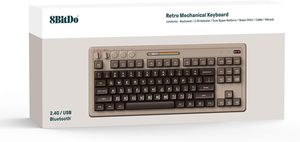 87键BT热插拔无线游戏键盘双超级按钮8比特复古C64机械键盘视窗/安卓- - Product Image 6