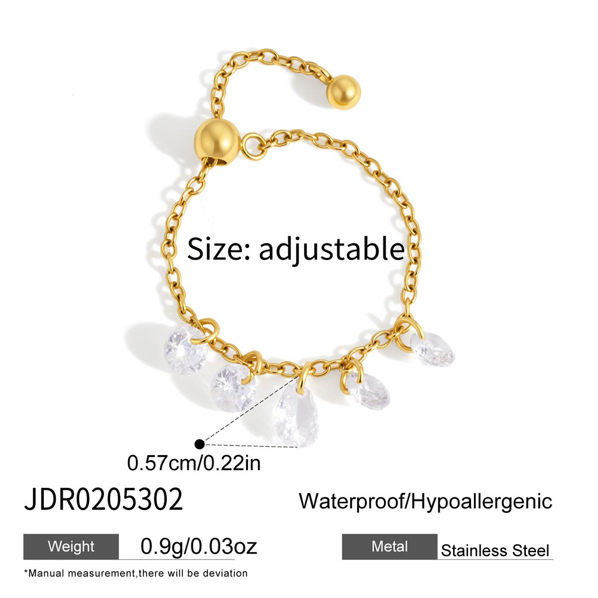 18k Gold JDR0205302