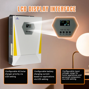 Inversor solar híbrido Flowatt 6.2Kw 6200W 230V 48V Dc Ac Inversor solar híbrido con controlador de carga solar MPPT - Product Image 4