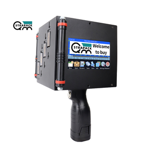 QMSTRAPACK 100mm Touch facile da usare stampante a getto d'inchiostro Tij portatile stampa scatola di cartone fornito di grande formato macchina di codifica - Product Image 1