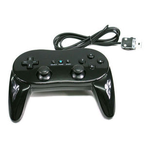 RALAN แฮนด์วัวสําหรับ Wii Classic 2 รุ่น Pro ตัวควบคุมเกมแบบมีสายสวิตช์จับสําหรับ Wii - Product Image 5