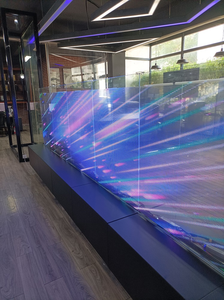 Indoor Outdoor Flexible Rollable Transparent <strong>LED</strong> Film <strong>Display</strong> Transparent PH3.91 P4-8mm <strong>PH10</strong> <strong>LED</strong> Screen Film on Glass - Product Image 6
