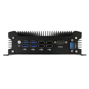 ליבה i5 מעבד i5 10210u גודל קטן panfless PC barebone כפול תצוגה מיני מחשב שולחני 2 lan 2 מחשב תעשייתי PC