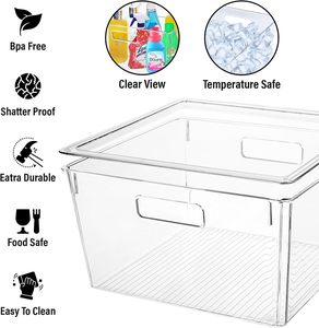 多用途プラスチック収納ボックス & ビン新しいファッション多用途様々な省スペース - Product Image 5